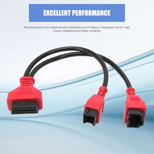 OBD2-adapterkabel med 12+8 programmering MSCHRY128 för Autel Maxisys MS905 MS906 MS906S MS906BT MS908 MS908S Pro cr12-8-001