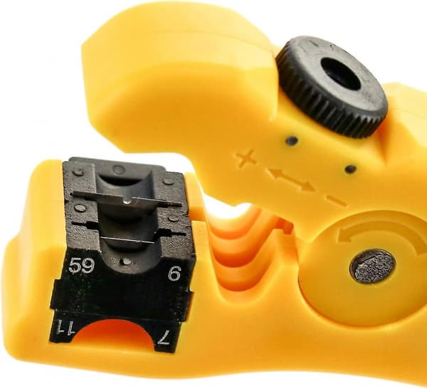 2-pakks ledningsstripper, universal kabelkutter, for Utp Cat5 Cat6 kabelstripper
