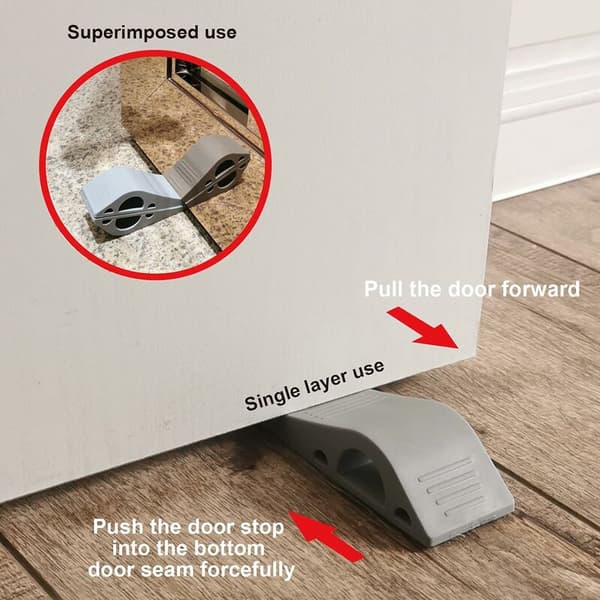 Dørstopper Gummi Dørstopper, Dørkile Stopper Gulv Er Velegnet