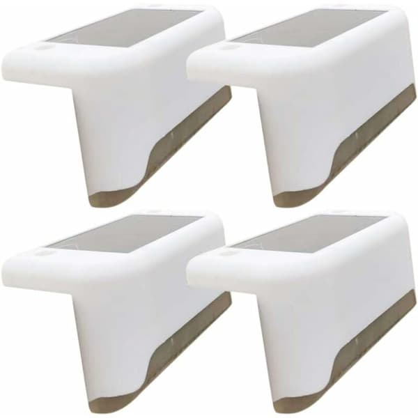 4 st solcellslampor (vita)