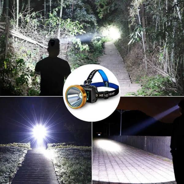 Kraftfulde LED-hovedlamper - Genopladelige USB-hovedlamper
