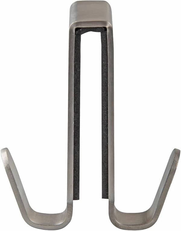 Rustfrit stål dobbeltkroge til glas, dobbeltkroge til bruser, rustfrit