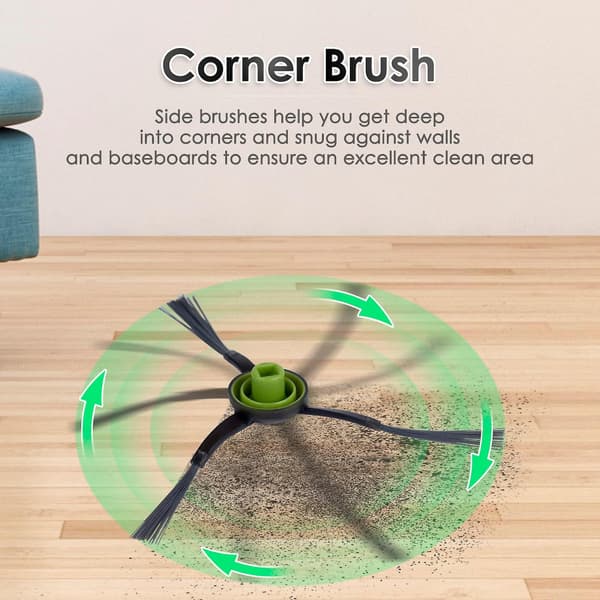 (10 stk.) Sidebørste reservedele til Ecovacs Deebot Ozmo 920 950 T8 A