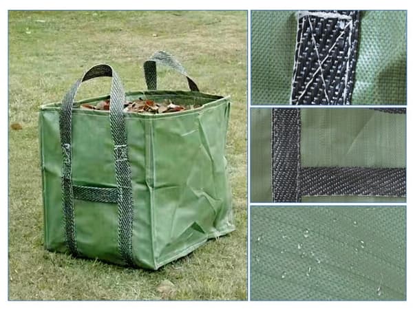 Trädgårdssopcontainer 323 L, Grön, 68*68*70 cm, pp