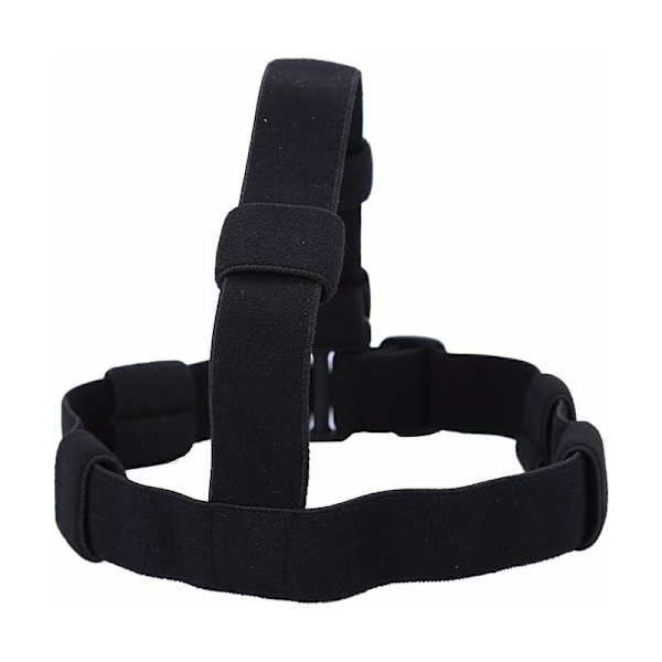 Hodelykt Hodebånd Stropp Hodelykt Belte Justerbar Komfortabel Nylon Hodebånd for Camping Fotturer Sykling Klatring - Svart
