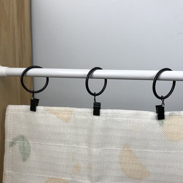 Gardinstangsklipsringe - Ringklips til gardinpaneler 1,7\"