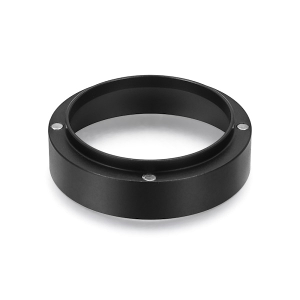 2 stk. 58mm Espresso Doseringstragt, Kaffe Dosering Ring, Aluminium Kaffe Dosering Ring Magnetisk Kaffe Dosering Ring Espresso Maskine Portafilter (Sort)