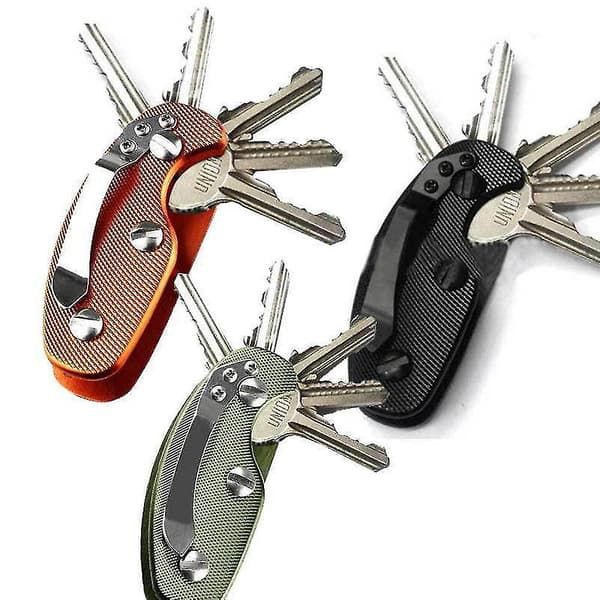 Protable nøgleholder pung taske etui pung holder kæde bilnøgle wa