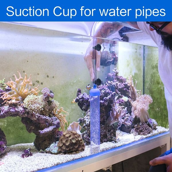 24 stk Aqua Clip Varmeklips Akvarium Sugkopp 34mm Diameter A