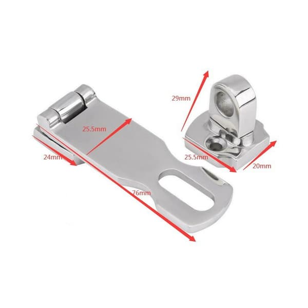 Marine Hatch Fastener, Båt Locker Latch Clamp Anti-Rattle Rustfritt Stål