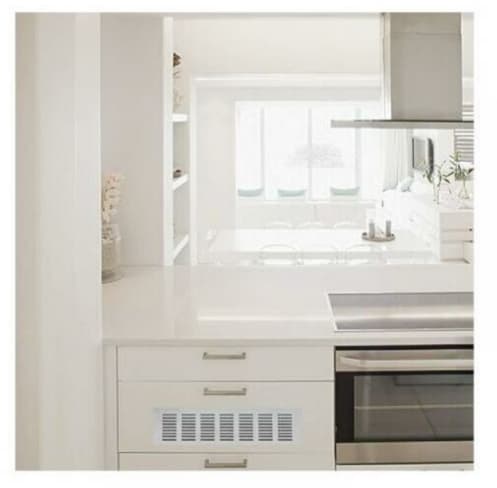 Rektangulær ventilationsrist til ideel ventilation, Rektangulær ventilationsrist, 80 x 300 mm, 2 stk, hvid