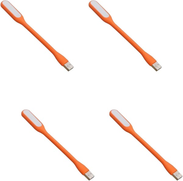 Bærbar USB LED Laptoplampe PVC Nattleselys Boklys Barn Leselys i Seng