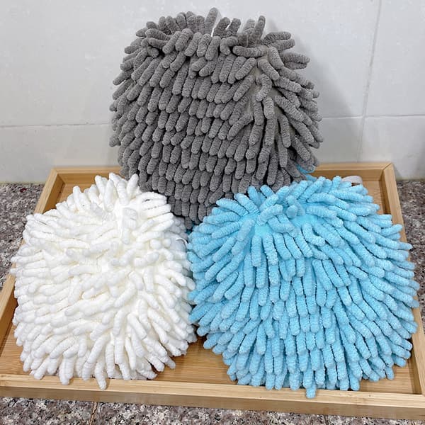 Chenille Hängande Handduk, Superabsorberande Handduk med Hängare