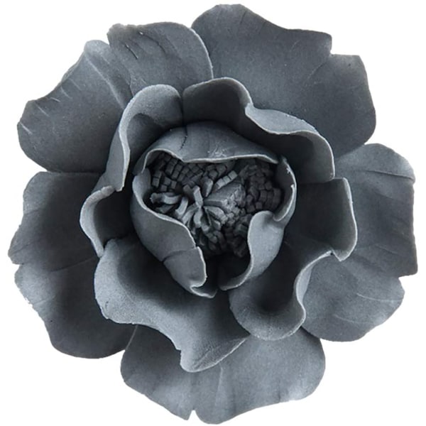 3D Keramisk Blomma, Konstgjord Lotusblomma Väggdekoration