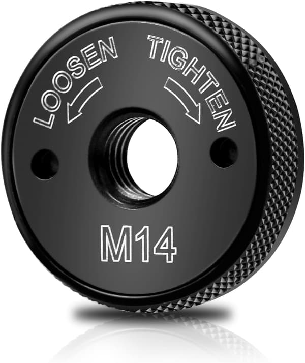 Hurtigspennmutter Klikksliper M14 Hurtigspennflens Vinkel