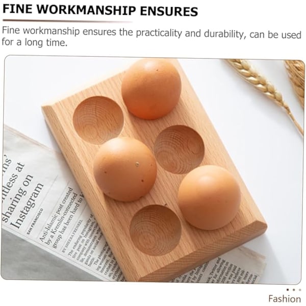 eggebrett benkeplate fersk eggholder kylling eggholder egg oppbevaringsstativ kjøkken egg display tre eggebrett delikat eggekopp