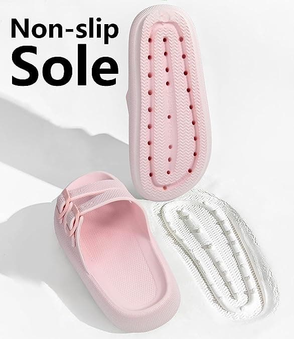 Tofflor för kvinnor och män - Cloud Slides - Dubbelspänne