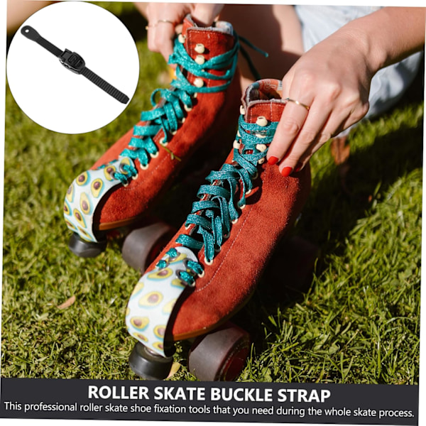 Set med Ersättningsbindningar för Skridskor, Skate-Spänne, Rullskridsko-Bärremmar, Skridsko-Ersättnings-Spänne, Universal Rullrem