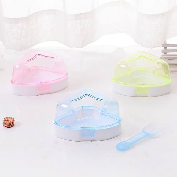 Lite Dyr Plast Hamster Bad Sand Rom Sauna Toalett