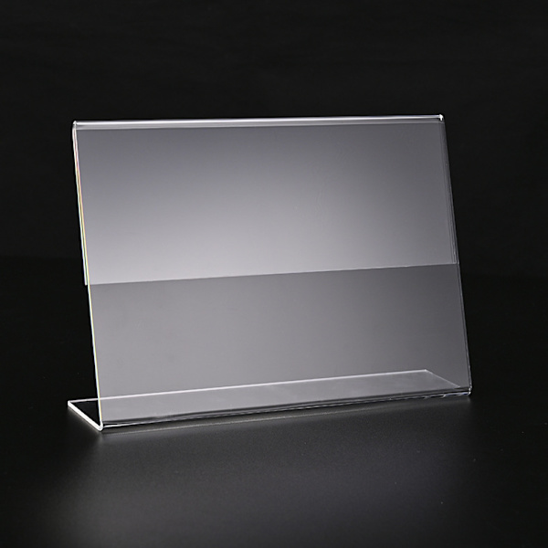 Klar Akryl Etikettholdere, Prismærkehtholdere, 10 stk. Skiltvisning Korttholdere, Transparent Visningsstativer til Hylde, Varepræsentation (6x4cm)
