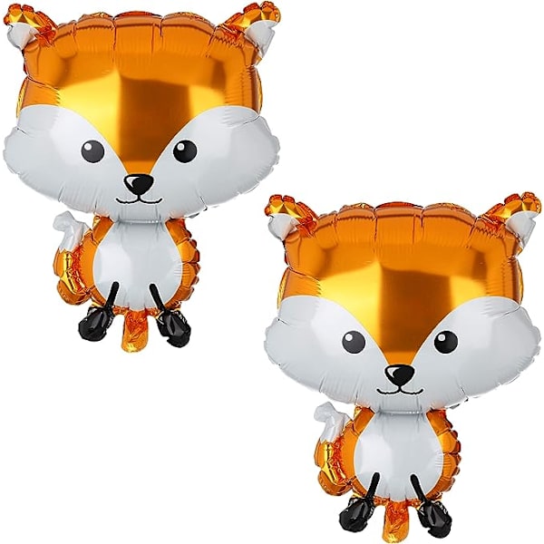 2 stk Revformet Stor Mylar Folie Critter Ballong Skog Tema