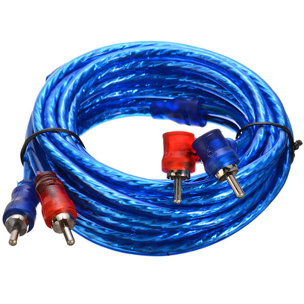 Auton vahvistimen johtosarja Audio Subwoofer AMP RCA virtajohto AGU