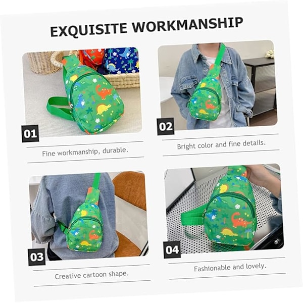 Børnetasker Lille Justerbar Mavebælte Taske Håndtaske Crossbody Piger Børn Skuldertasker Taljetaske Mode Pung Blå Nylon