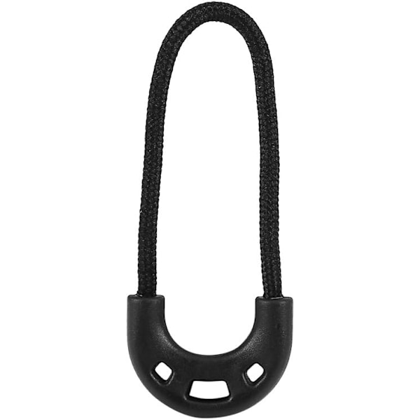 10-pack EDC Dragkedjekläppar för Ryggsäck och Kläder Svart