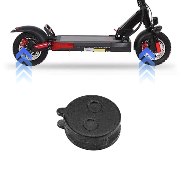 Par Bromsbelägg för Elscooter, Bromsbelägg, Scooterbroms, Semi-metall Bromsbelägg, för Elscooter