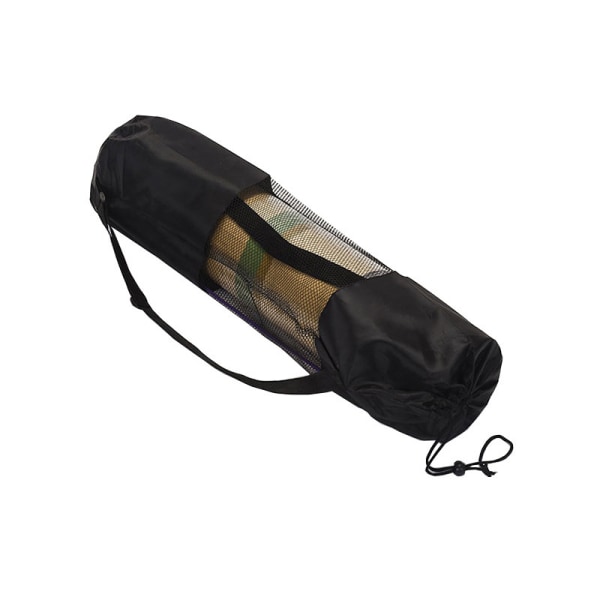 Yoga Column Net Bag Oxford Mesh Panel Dragsko Yogaryggsäck (3