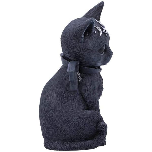 Polyresin Vinget Okkult Katt 10X10X5.5cm