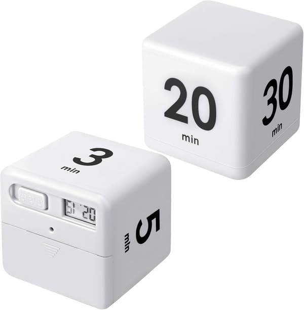 2-pack kubformade gravitationskänsliga timers
