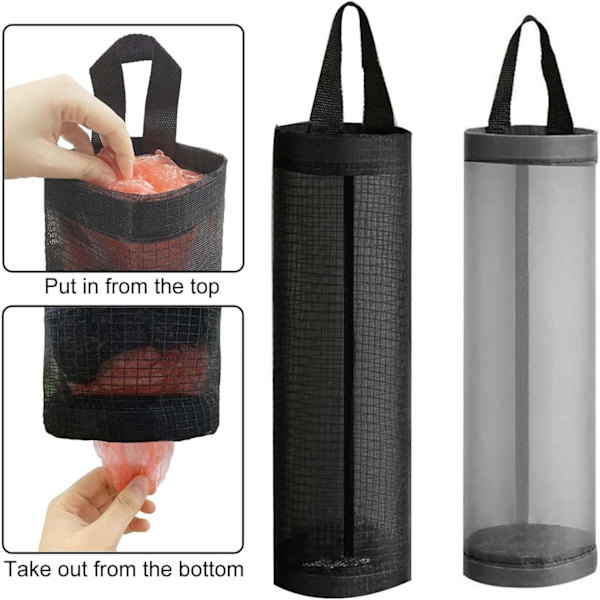Plastpåshållare, Plastpåshållare, Kökspåsförvaringspåse, Återanvändbar