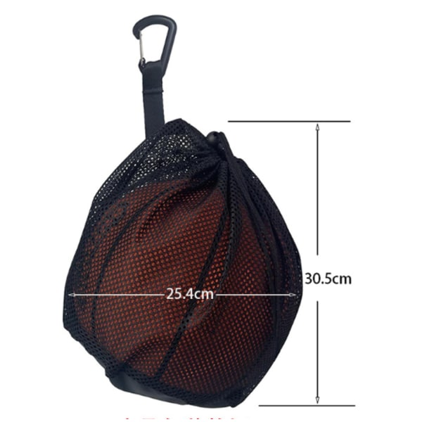 Bollväska, Bollnät 1 Basketboll Bollväska, Bärbar Bollnät Ryggsäck, Basketboll Bollväska för Fotboll, Tennis, Barn och Vuxna.