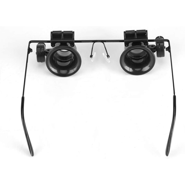 Ögonförstoringsglas, Glasögonlupp med LED-ljus Professional Eye