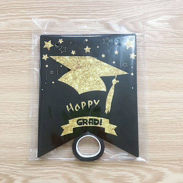 Grattis Grad Graduation Party Set Dekoration Banner Lim