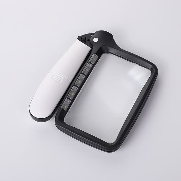 Lighted Reading Magnifier, 2X Large Illuminated Magnifying Glasse