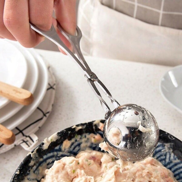 Kødboller Klip Stål Kødboller Rustfrit Fyldt Ris Diy Klip Hot