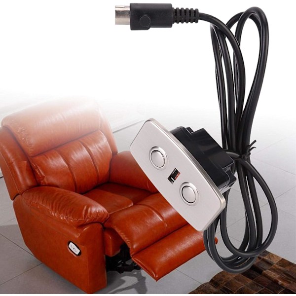 Stolskontakt, Elektrisk Lænestol Sofa Controller, 2 Knapper S