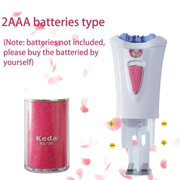 Epilator, Smooth Glide Epilator til kvinder Ansigtshår Fjernelse Fac