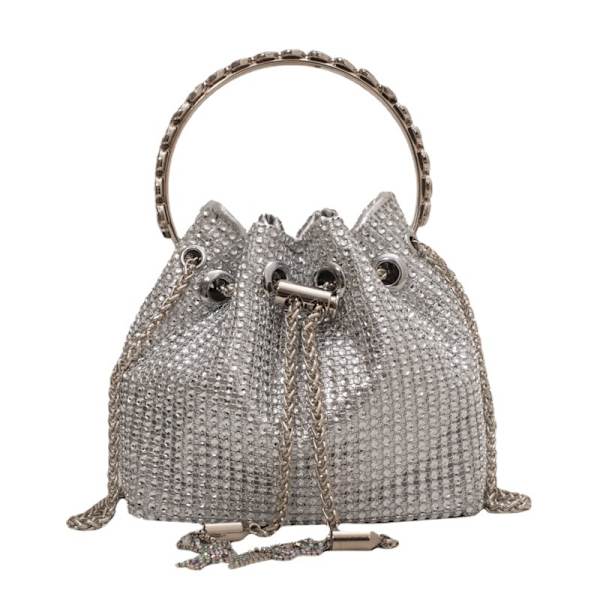 Kvinde Aften Taske Glitzrende Rhinestone Pung Designer Kæde Clutch Pung Taske Par