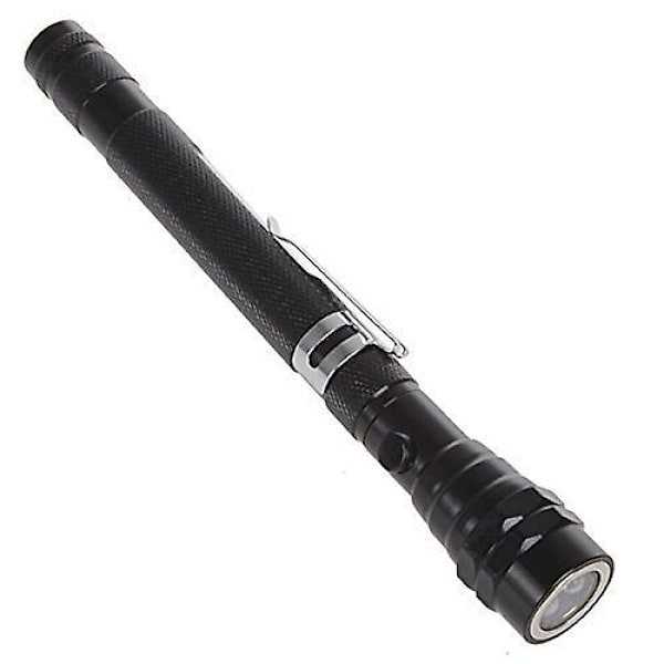 Magnetisk teleskopisk flexibel med 3 metall LED-ficklampa