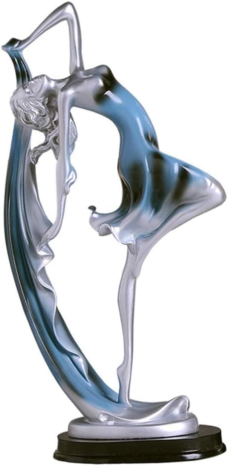 Dansrörelser Figur Resin Ballerina Figur Dansande Flicka Staty