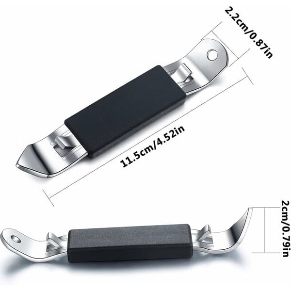 Magnetiske flaskeåpnere 3 stykker Klassisk boksåpner Rustfritt stål