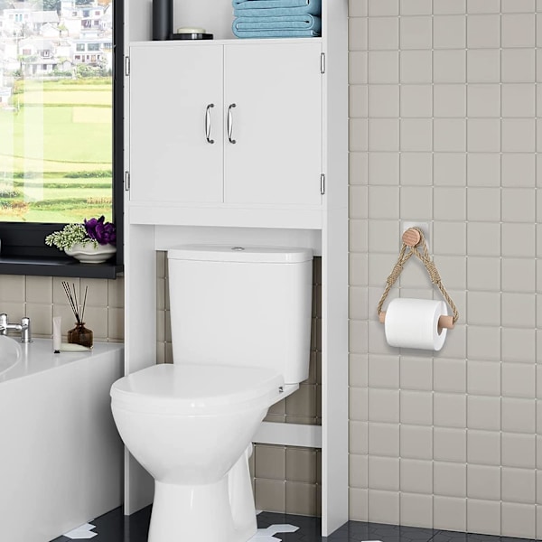 2 kpl wc-paperiteline ilman porausta wc-paperiteline
