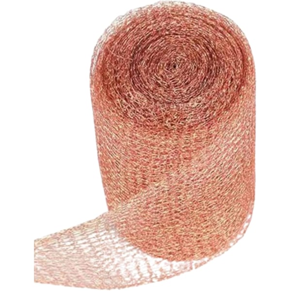 Högkvalitativ Anti-Gnagare, Stickad Koppar Nät för Inomhus, Koppar Nät Mot Gnagare för Skydd Mot Möss, Sniglar och Snäckor, 127mm x 10m