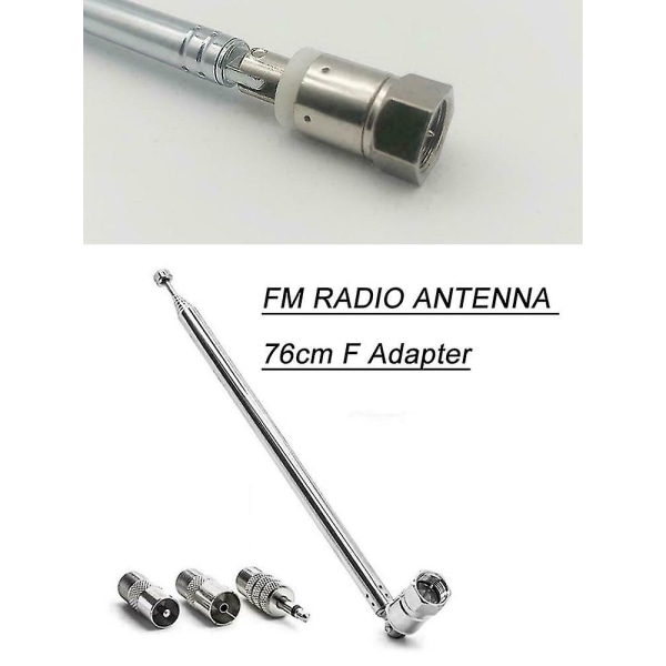 Til Bose Wave F-type radioantenne Fm teleskopantenne 3,5 mm Ada