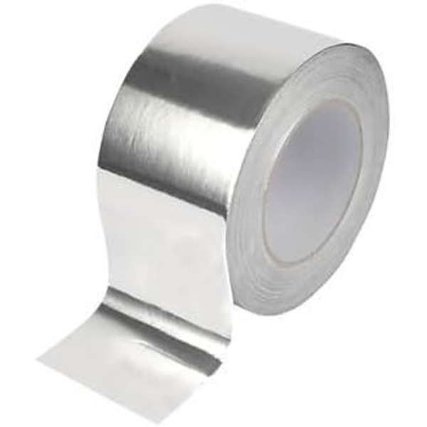 Stærk aluminiumsfolietape, 50mm x 50m lang