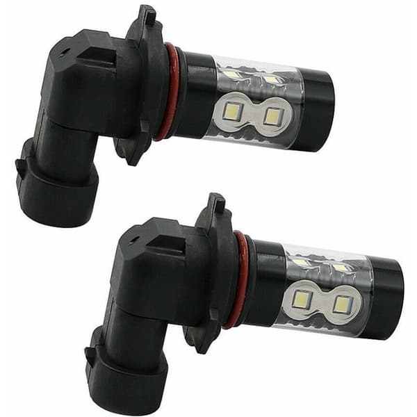 2 stk H10 50W 10smd Høy Effekt Bil LED Tåkelys Front Tåkelampe