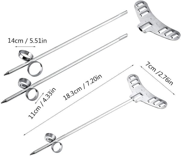2 stk./sæt Spiral skrællere Rustfrit stål Grøntsagsspiral Cutter S